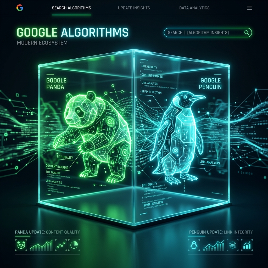 Algoritmi Google: Come Funzionano e Come Ottimizzare il Sito per i Core Update 1 Google Algorithms Modern Ecosystem